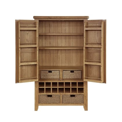 Manor Oak Large Larder Unit