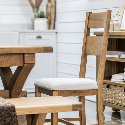 Manor Oak Ladder Back Dining Chair