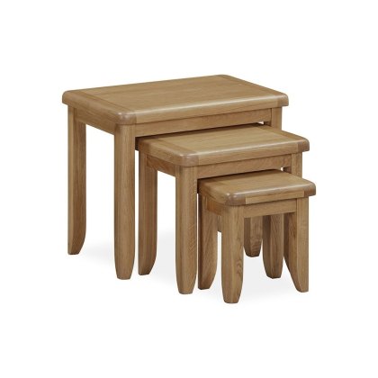 Manor Oak Nest of Tables Manor Oak Nest of Tables