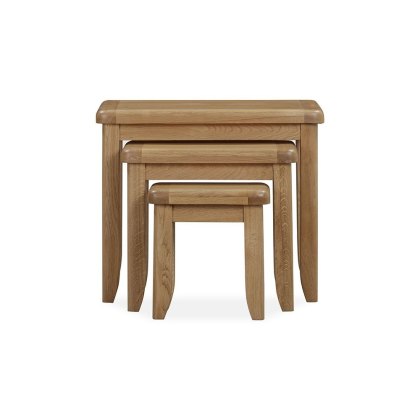 Manor Oak Nest of Tables