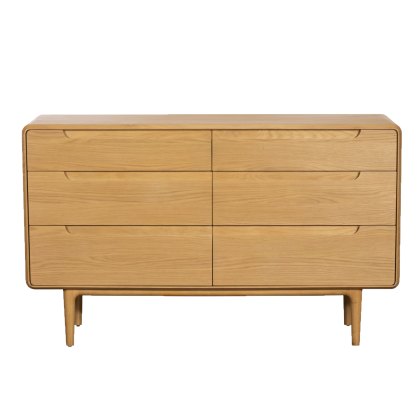 G Plan Winchester 6 Drawer Wide Chest
