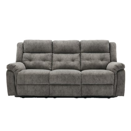 Rushden 3 Seater Power Recliner Sofa in Grey