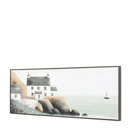 Gallery By The Sea Framed Canvas
