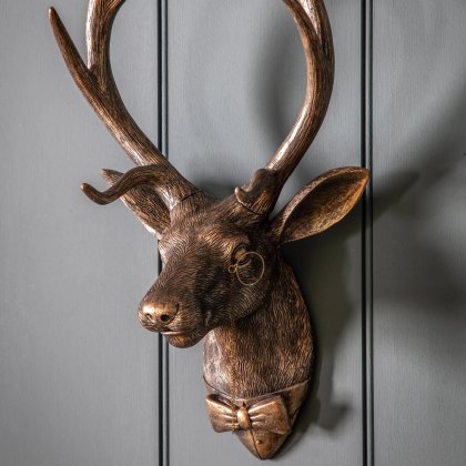 Gallery Bronze Sir Cameron Stag Wall Decor