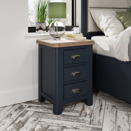 Heritage Editions Blue Large Bedside Cabinet Heritage Editions Blue Large Bedside Cabinet