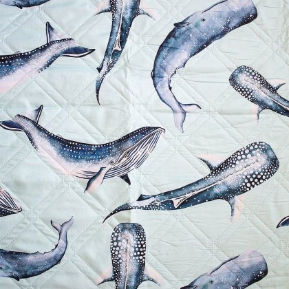 Yvonne Ellen Picnic Blanket Whales