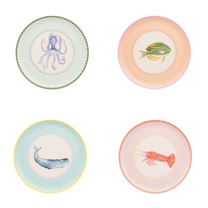 Yvonne Ellen Set Of 4 Melamine Dinner Plates Yvonne Ellen Set Of 4 Melamine Dinner Plates