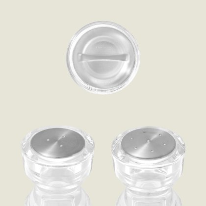 Cole & Mason London Acrylic Mini Salt & Pepper Shaker Set Cole & Mason London Acrylic Mini Salt & Pepper Shaker Set