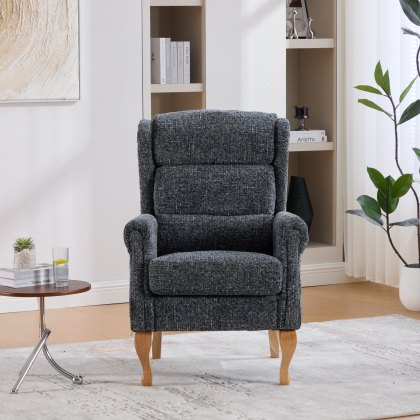Nova Fireside Chair in Stormcloud