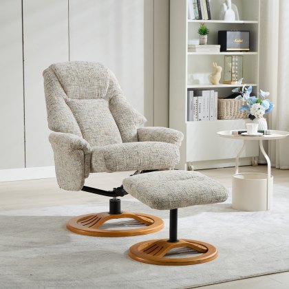 Aruba Chair and Stool Set in Frost