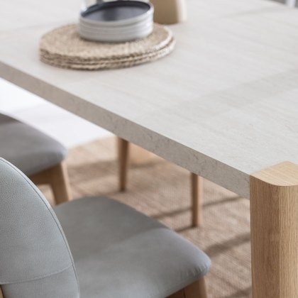 Arlo 1.4m Dining Table & 4 Spencer Chairs