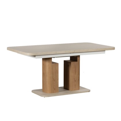 Arlo 1.6m Extending Dining Table & 6 Leo Chairs