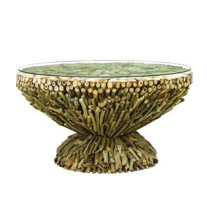 Driftwood Round Coffee Table