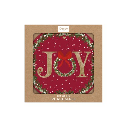 Denby Joy Wreath Set of 6 Placemats Denby Joy Wreath Set of 6 Placemats