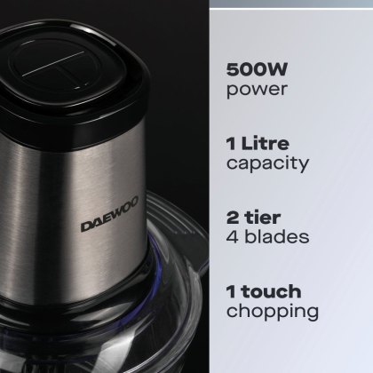 Daewoo Mini Chopper with 1L Glass Bowl