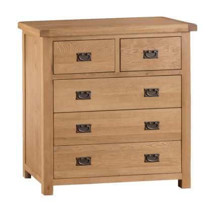 Norfolk Oak 2 Over 3 Chest of Drawers