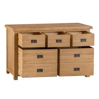 Norfolk Oak 3 Over 4 Chest of Drawers