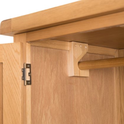 Norfolk Oak Large 2 Door Wardrobe