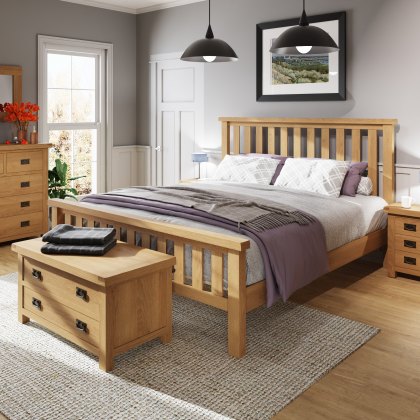 Norfolk Oak Blanket Box