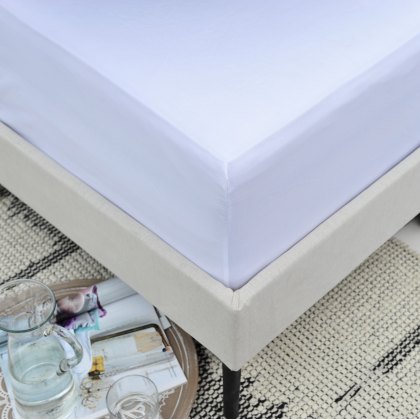The Lyndon Company Nordcliff White Deep Fitted Sheet