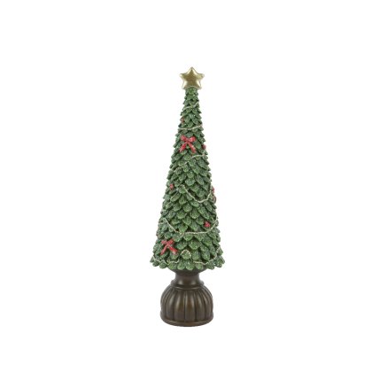 Kaemingk Decorative Green Glitter Tree Kaemingk Decorative Green Glitter Tree