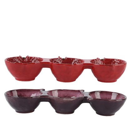 Kaemingk Triple Tapas Bowl