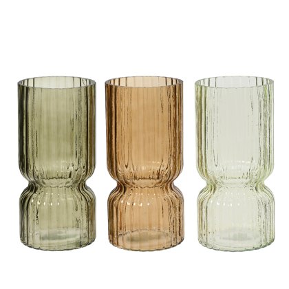 Kaemingk Textured Glass Vase Kaemingk Textured Glass Vase