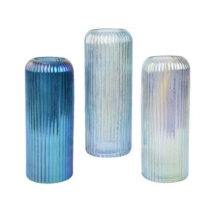 Kaemingk Large Lustre Glass Vase Kaemingk Large Lustre Glass Vase