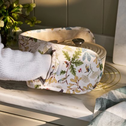 Sophie Allport Orchard Birds Double Oven Glove