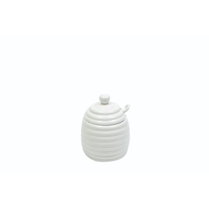 Maxwell Williams White Basics Honey Pot with Spoon Maxwell Williams White Basics Honey Pot with Spoon