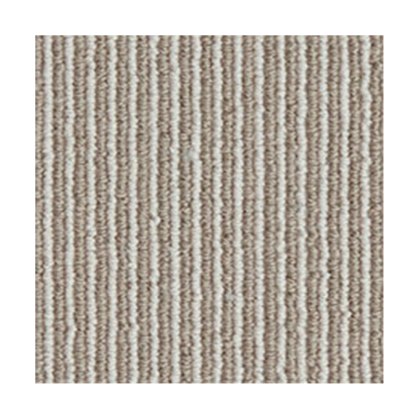 Cable Natural Loop Carpet in Coffee And Cream