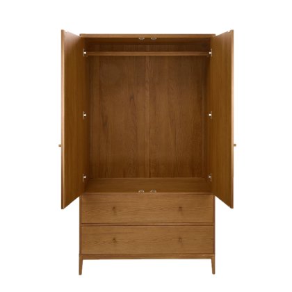 Ercol Salina 2 Door Wardrobe in OG Finish