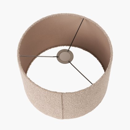 Pacific Rouen 30cm Taupe Boucle Cylinder Lampshade