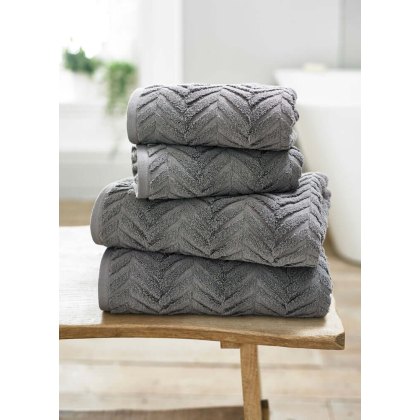 The Lyndon Company Catalonia Dark Grey Towels