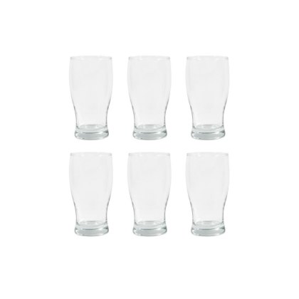 Lav Set Of 6 Pint Beer Glasses Lav Set Of 6 Pint Beer Glasses