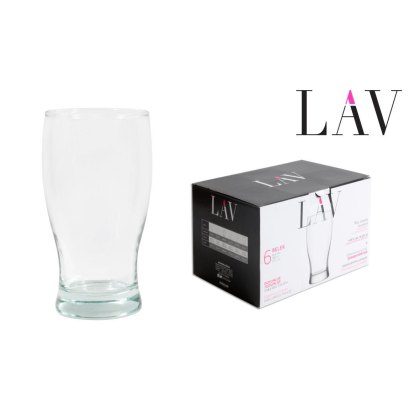 Lav Set Of 6 Pint Beer Glasses