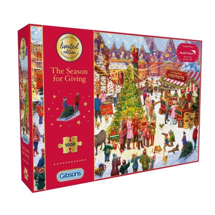 Gibsons The Season For Giving 1000Pc Puzzle Gibsons The Season For Giving 1000Pc Puzzle