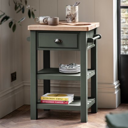 Gallery Direct Eton Butchers Block in Moss Gallery Direct Eton Butchers Block in Moss