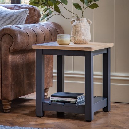 Gallery Direct Eton Side Table in Meteor Gallery Direct Eton Side Table in Meteor