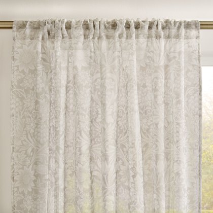 William Morris At Home Sunflower Voile Panel William Morris At Home Sunflower Voile Panel