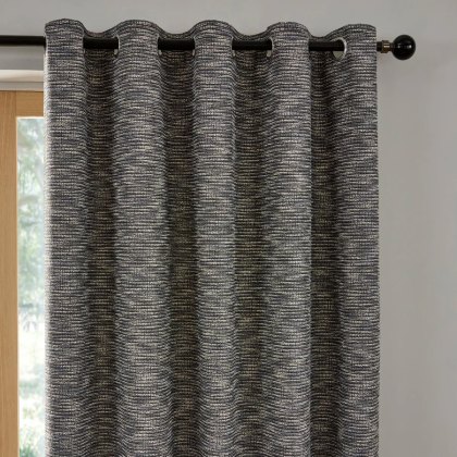 Curtina Blue Talon Eyelet Curtains