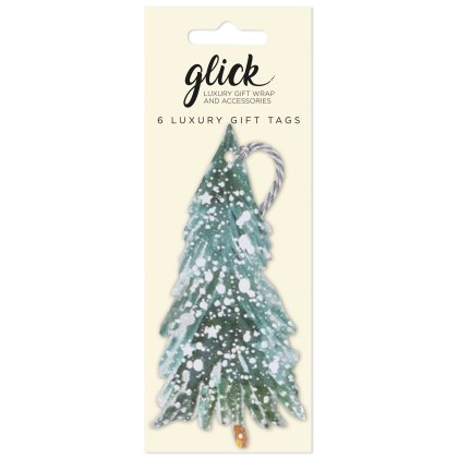 Glick Finnish Forest Tree Gift Tag 6Pk Glick Finnish Forest Tree Gift Tag 6Pk