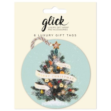 Glick Charming Cedar Gift Tag 6Pk Glick Charming Cedar Gift Tag 6Pk