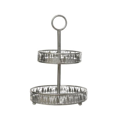 Kaemingk Stand Iron Silver Washed Tree Scenery Kaemingk Stand Iron Silver Washed Tree Scenery