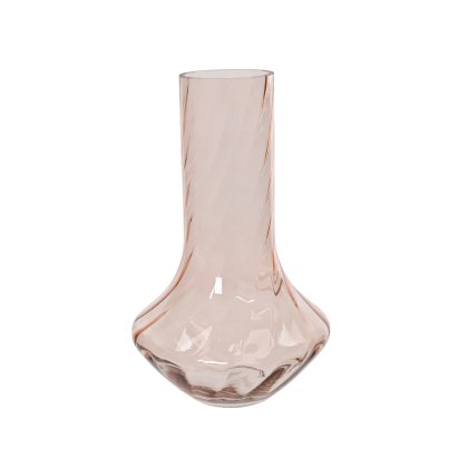 Kaemingk Vintage Pink Glass Vase