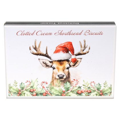 Bramble Stag Clotted Cream Shortbread Box 150g Bramble Stag Clotted Cream Shortbread Box 150g