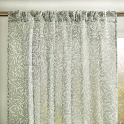William Morris At Home Willow Voile Panel Sage