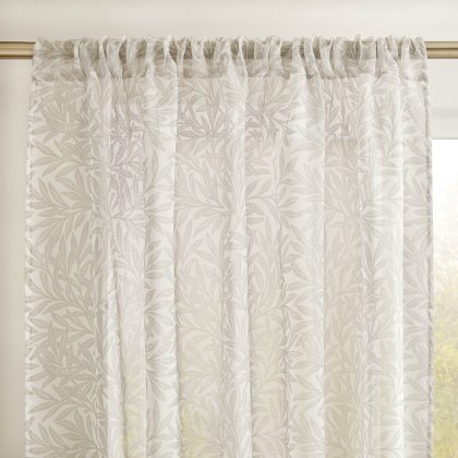 William Morris At Home Willow Voile Panel Linen