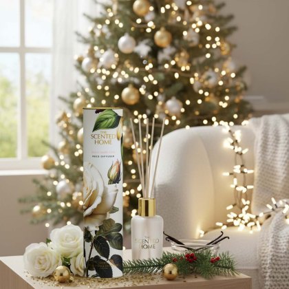 The Scented Home Rose & Vanilla Musk Reed Diffuser