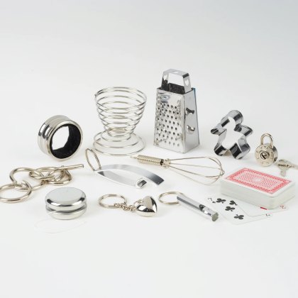 Robin Reed Mayfair Silver Ice Box Of 6 Crackers